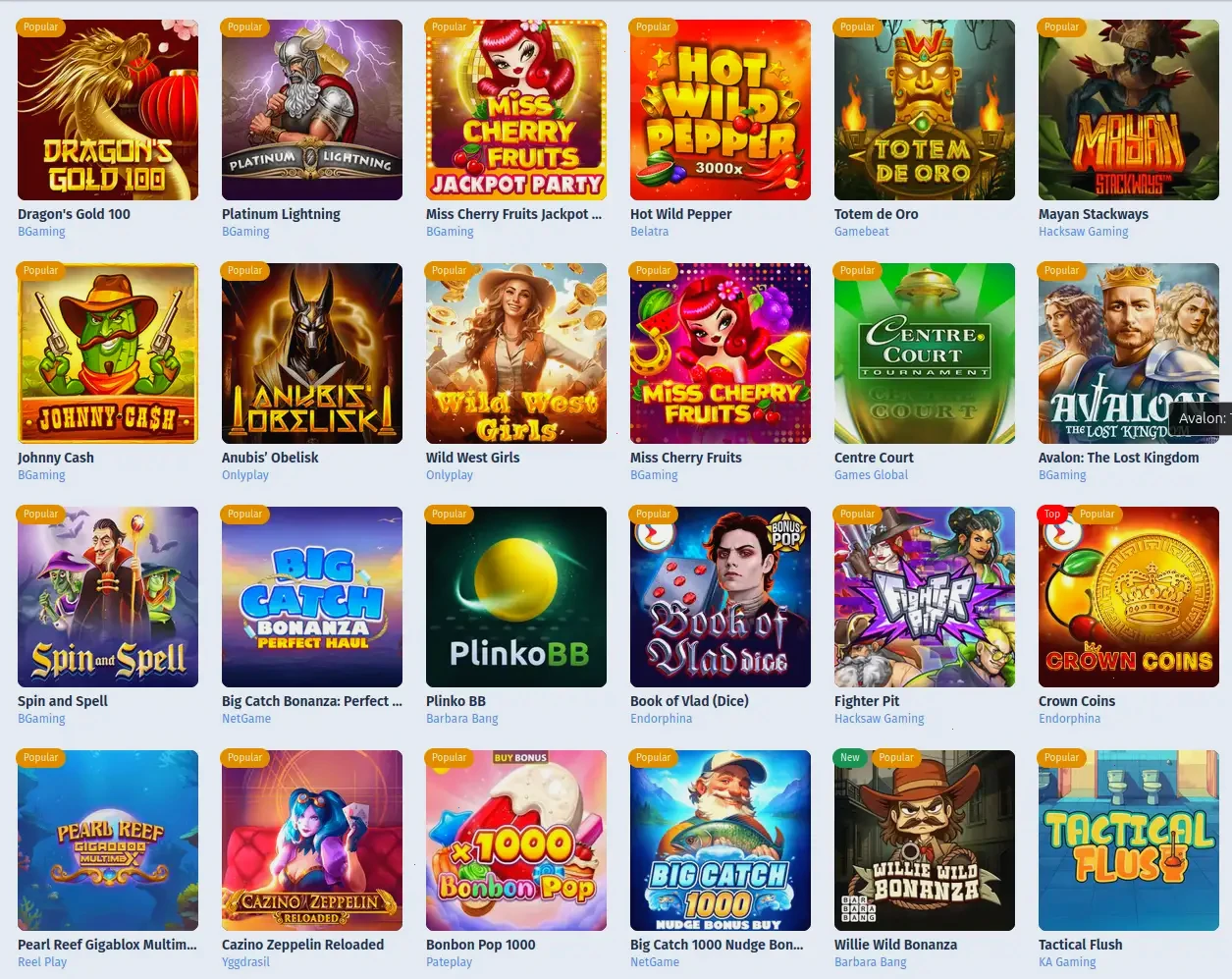 Spinsino welkomstbonus overzicht met free spins en spelaanbod